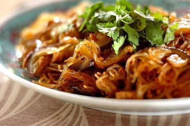 ナス入り麻婆春雨