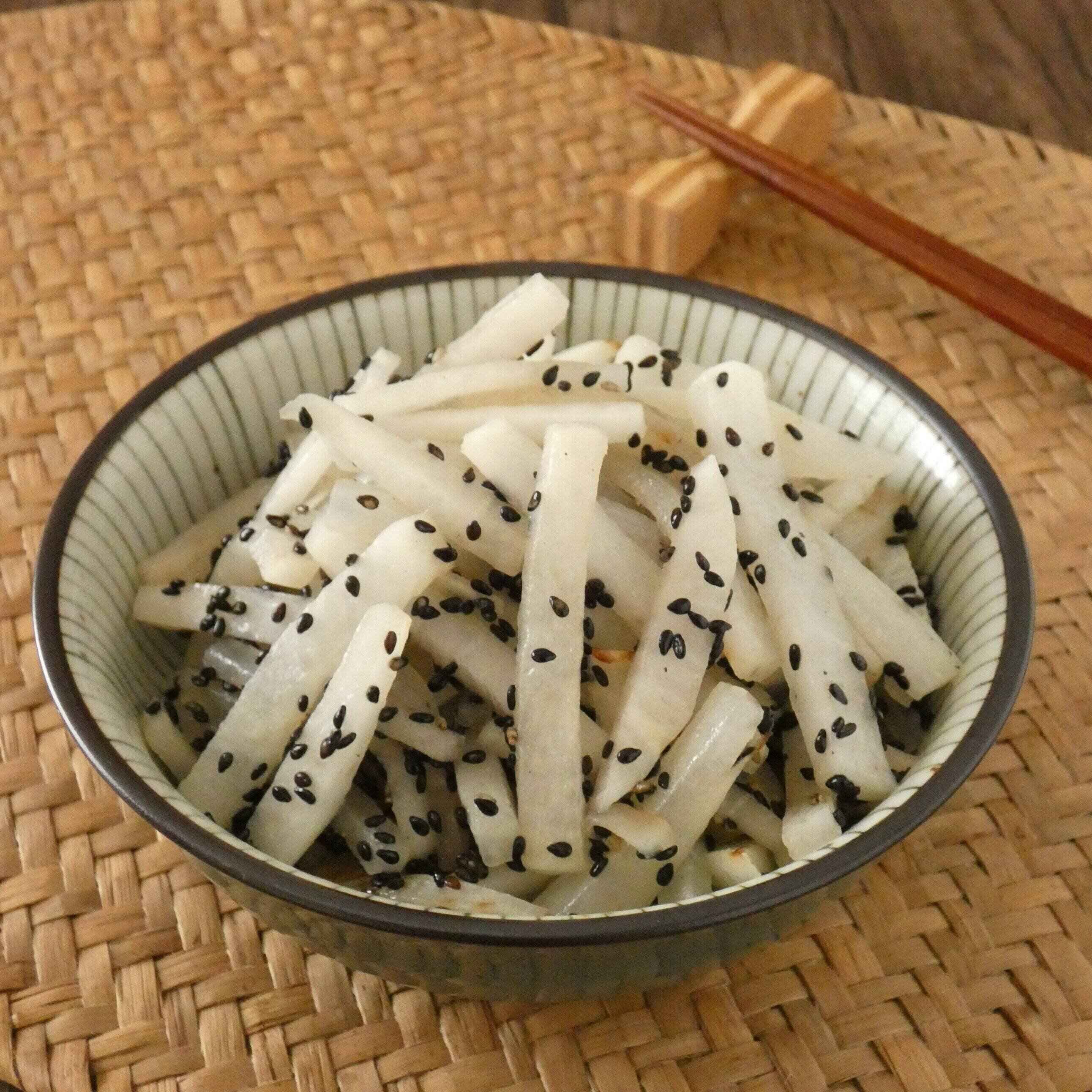 大根の塩きんぴら1