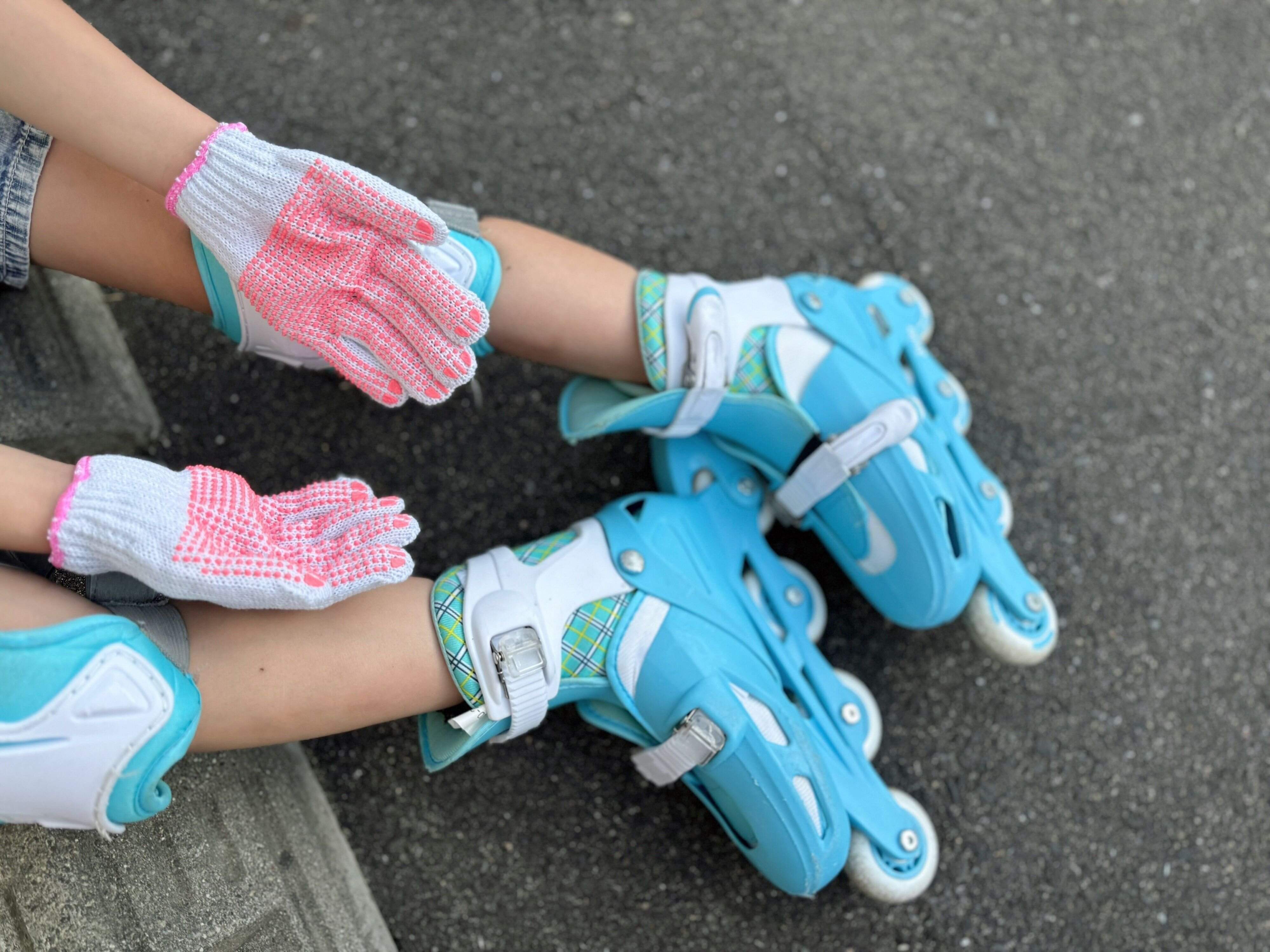 すべり止め付こども用軍手