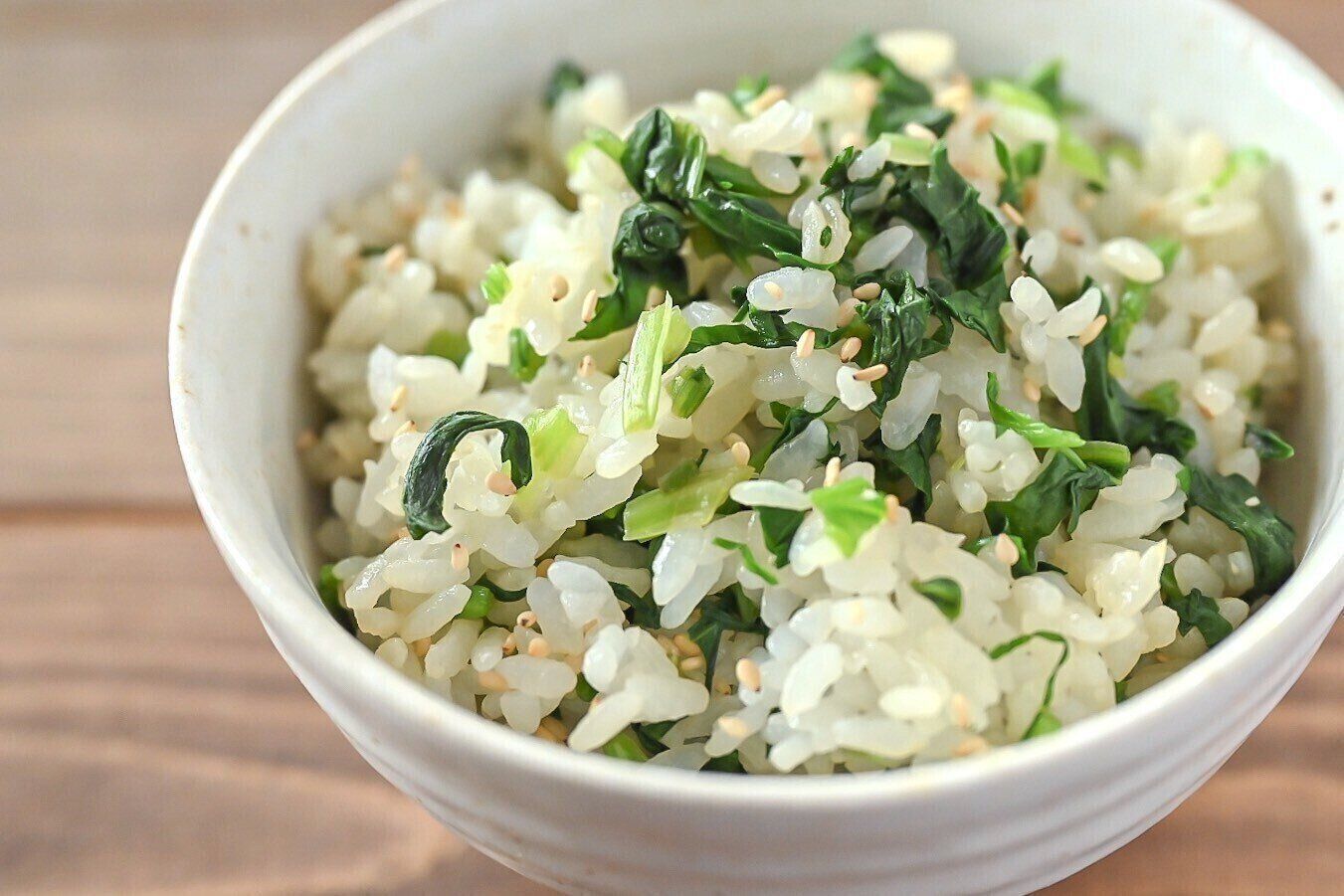 ほうれん草の混ぜごはん