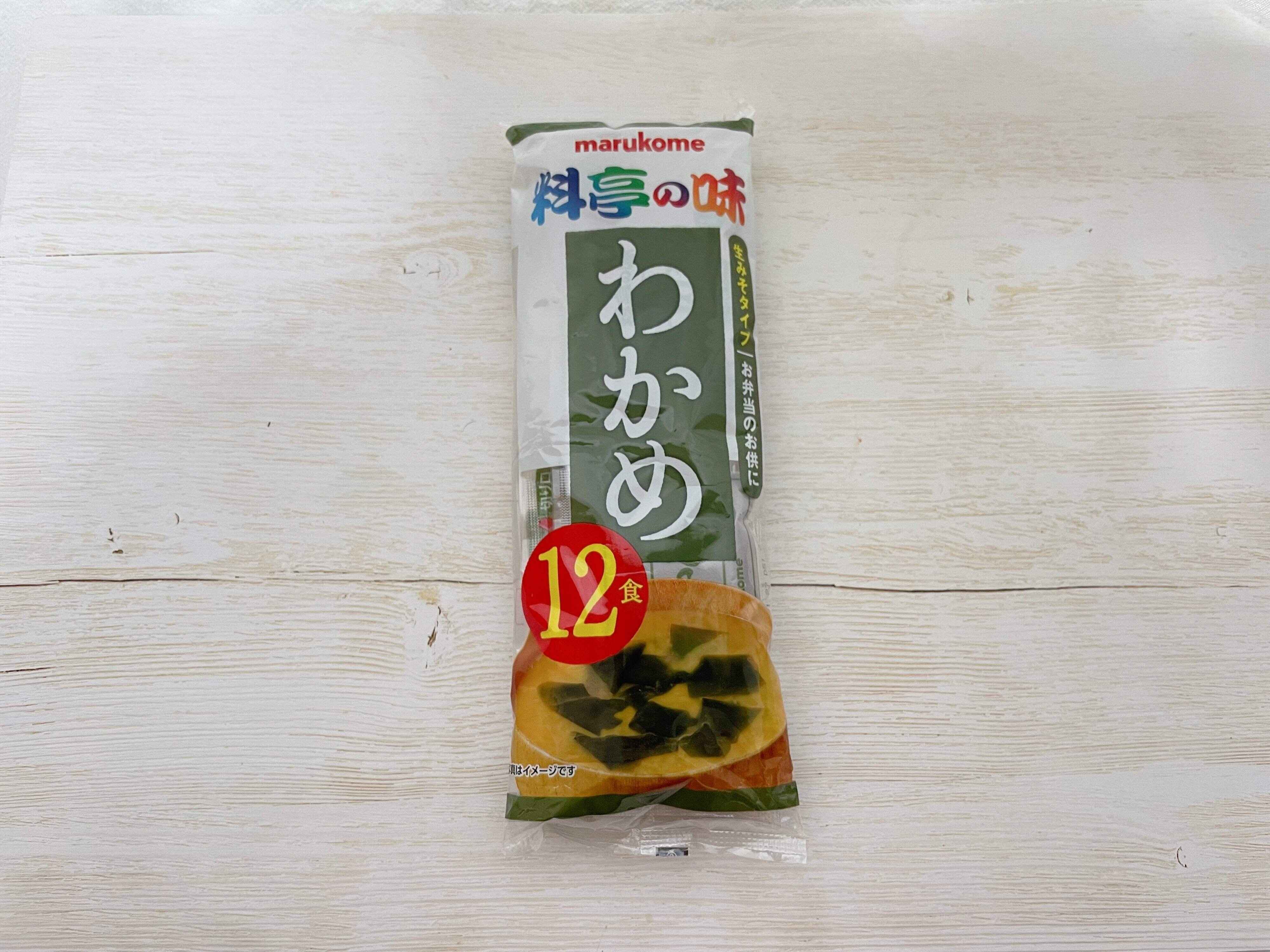 5．marukome 料亭の味 わかめ味噌汁(12袋)