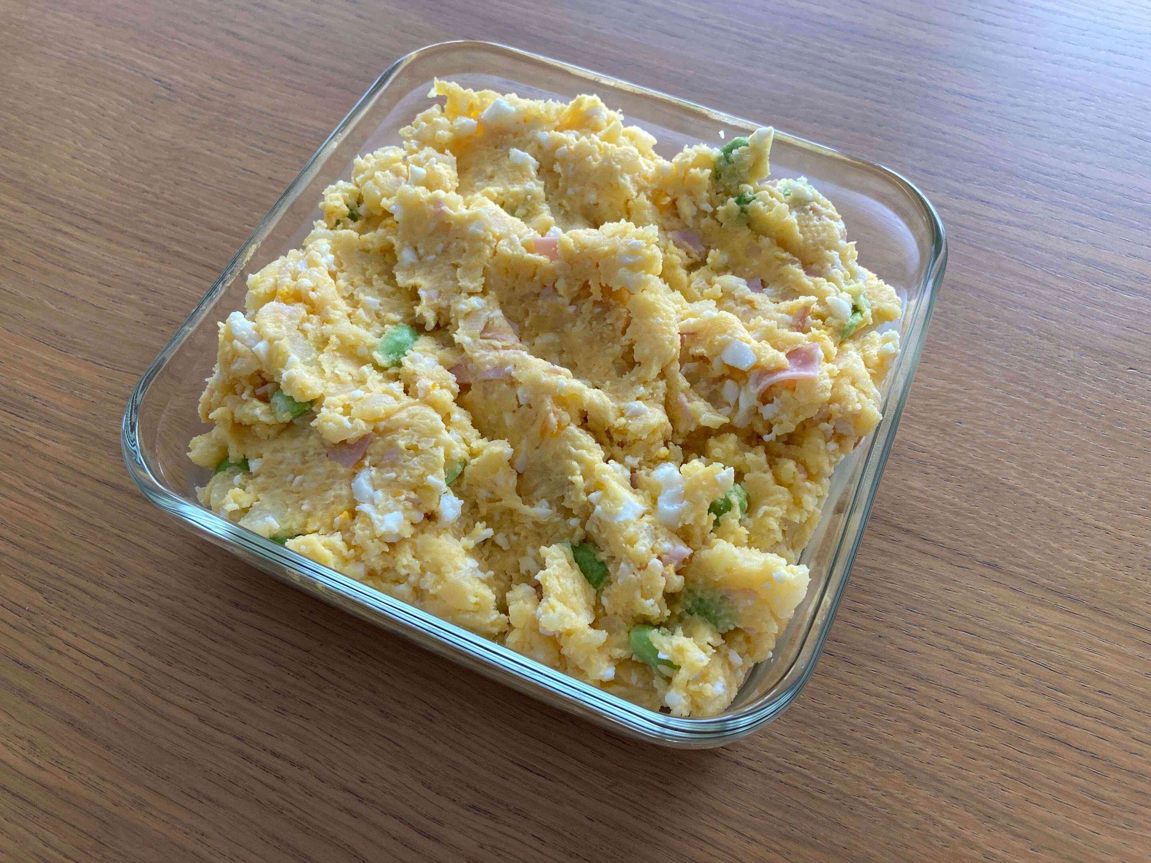 ハムと枝豆のポテトサラダ