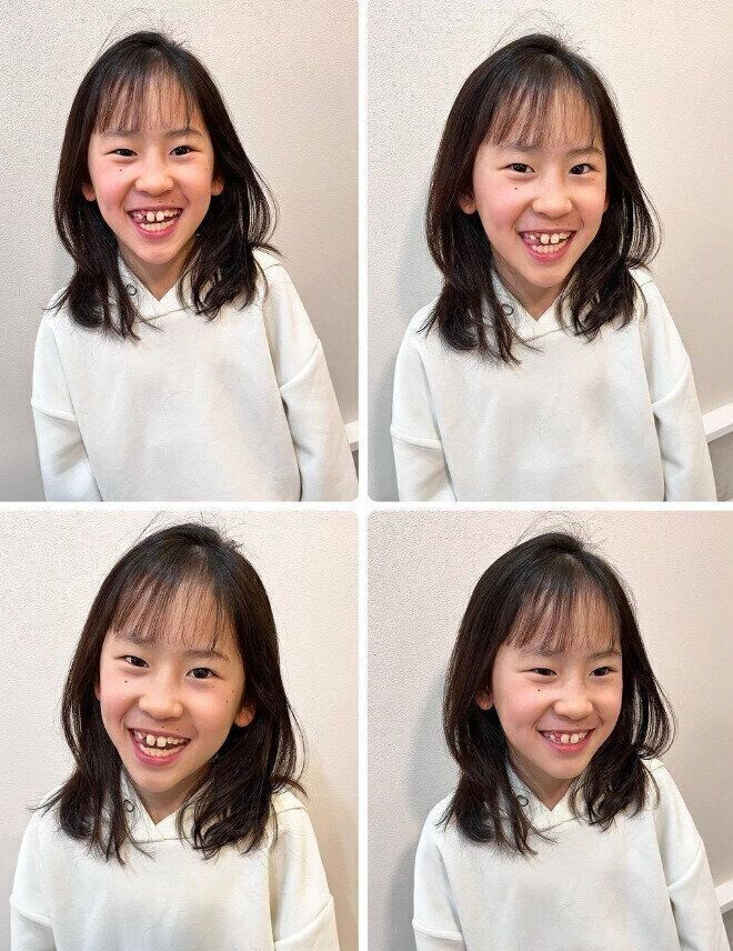 乾かすだけで決まる！くびれレイヤーミディアム