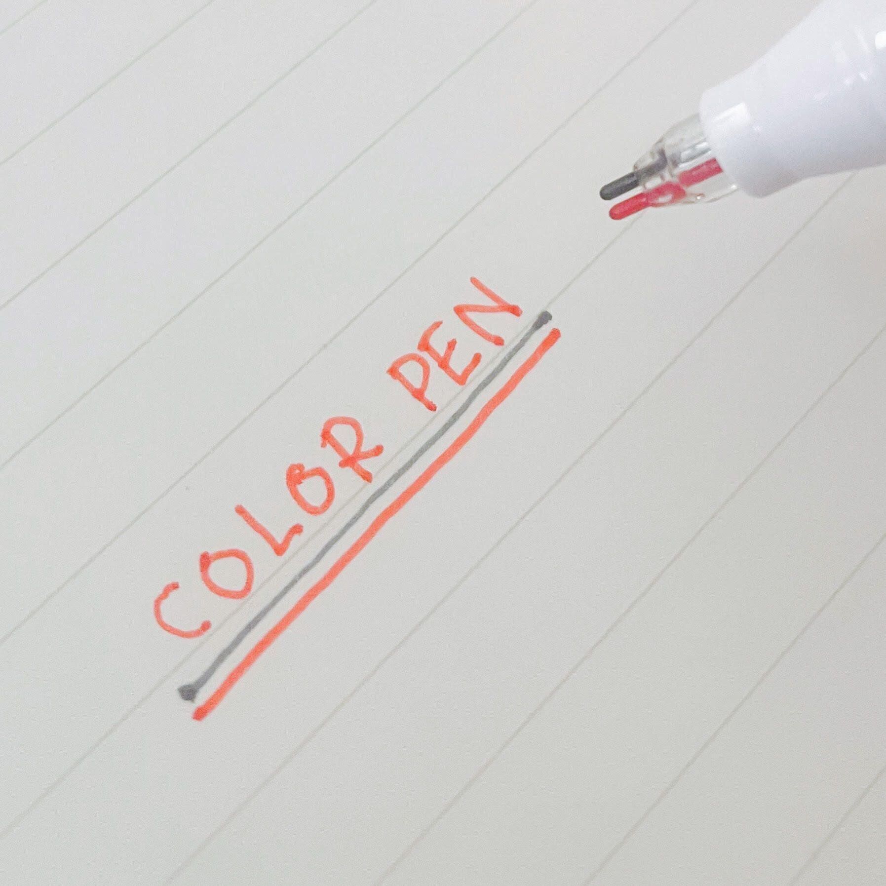 ダイソー　2ラインカラーペン