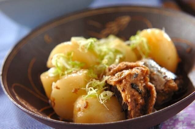 サバとカブの煮物