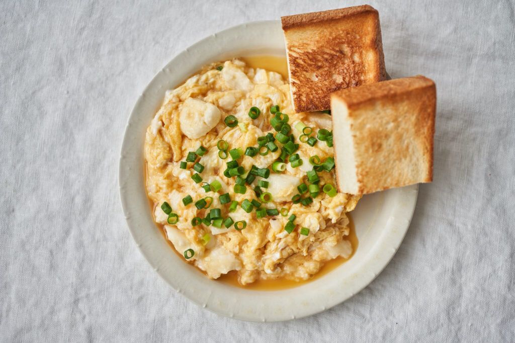 長芋スクランブルエッグ