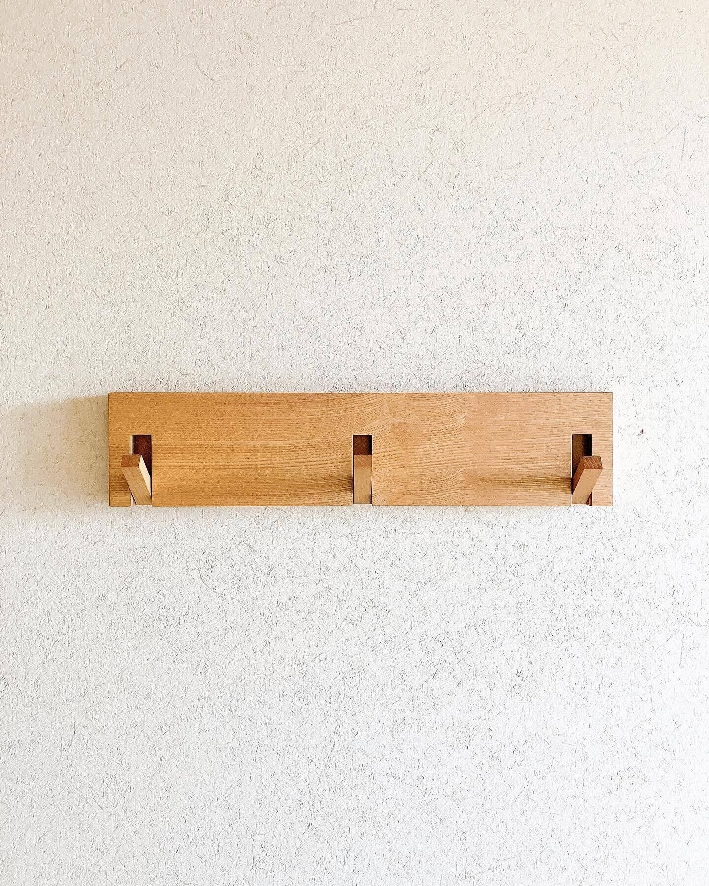 【無印良品】3連フックが便利！「壁に付けられる家具３連ハンガー」