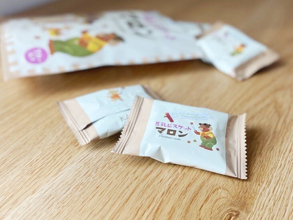 豆乳ビスケットマロンクリーム個包装