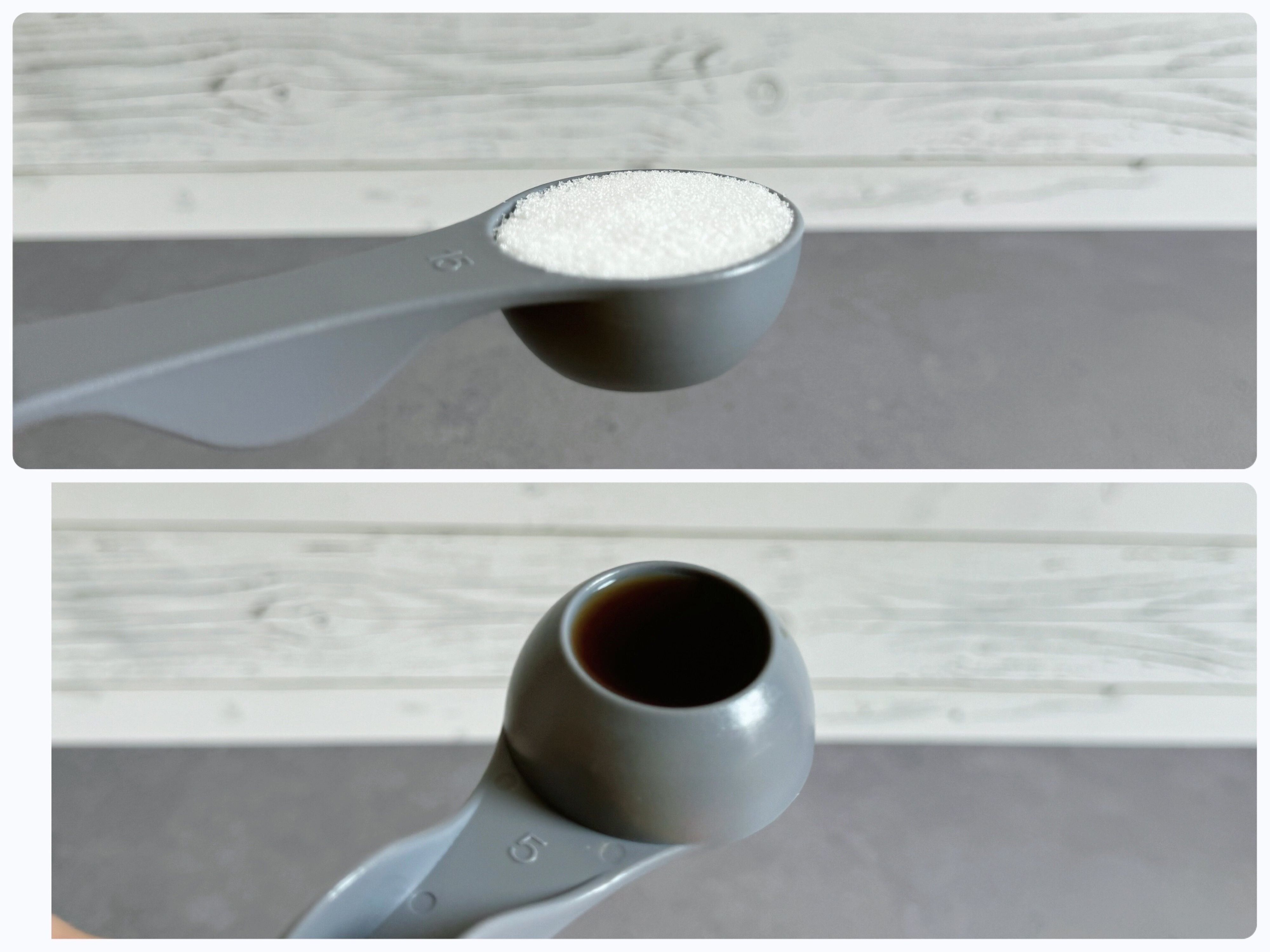 2．両面量れる計量スプーン