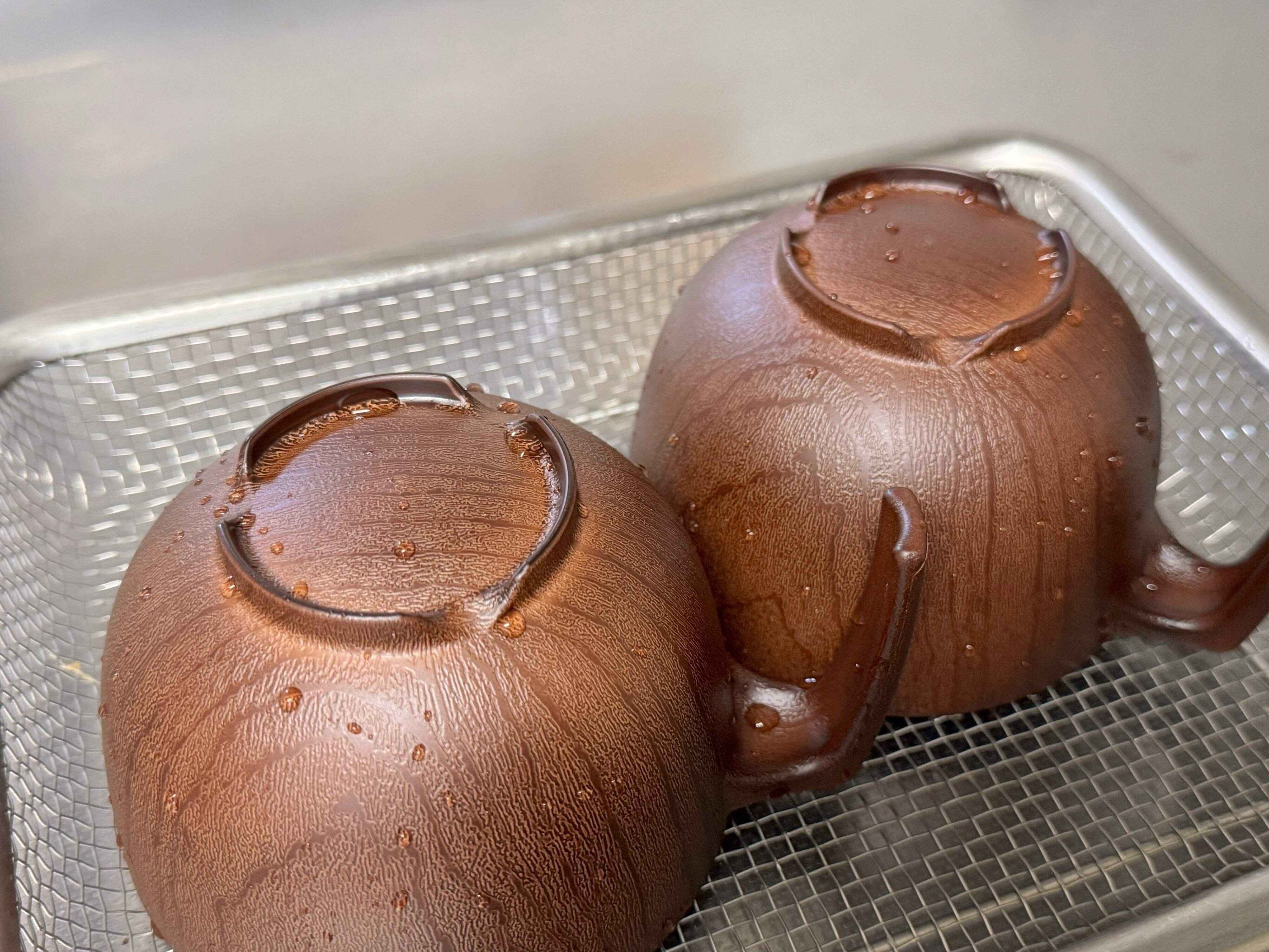 3．底面に水が溜まらないから