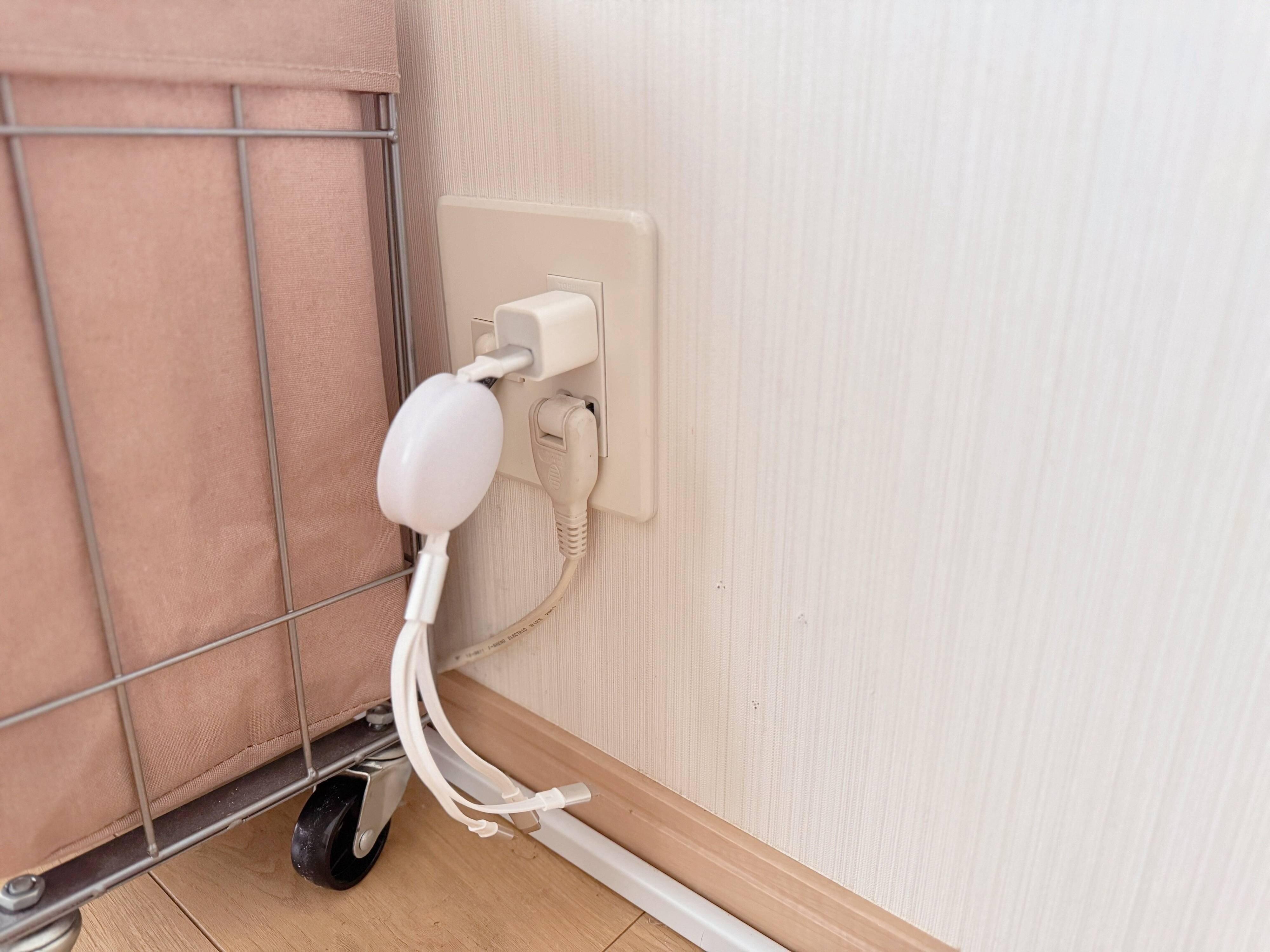 配線がごちゃつかずスッキリまとまる