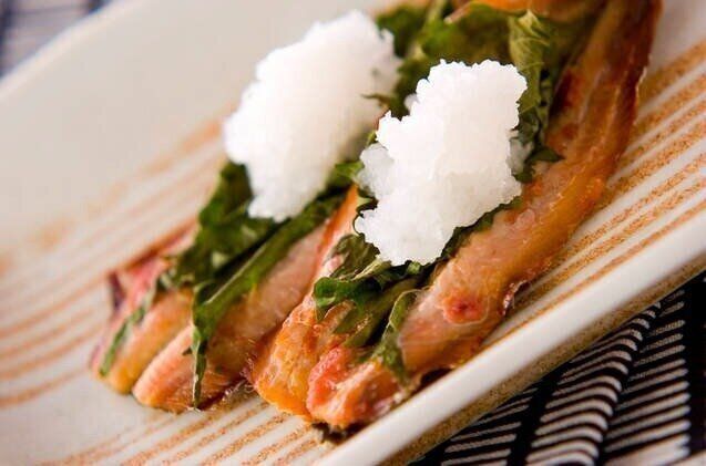 イワシの大葉焼き