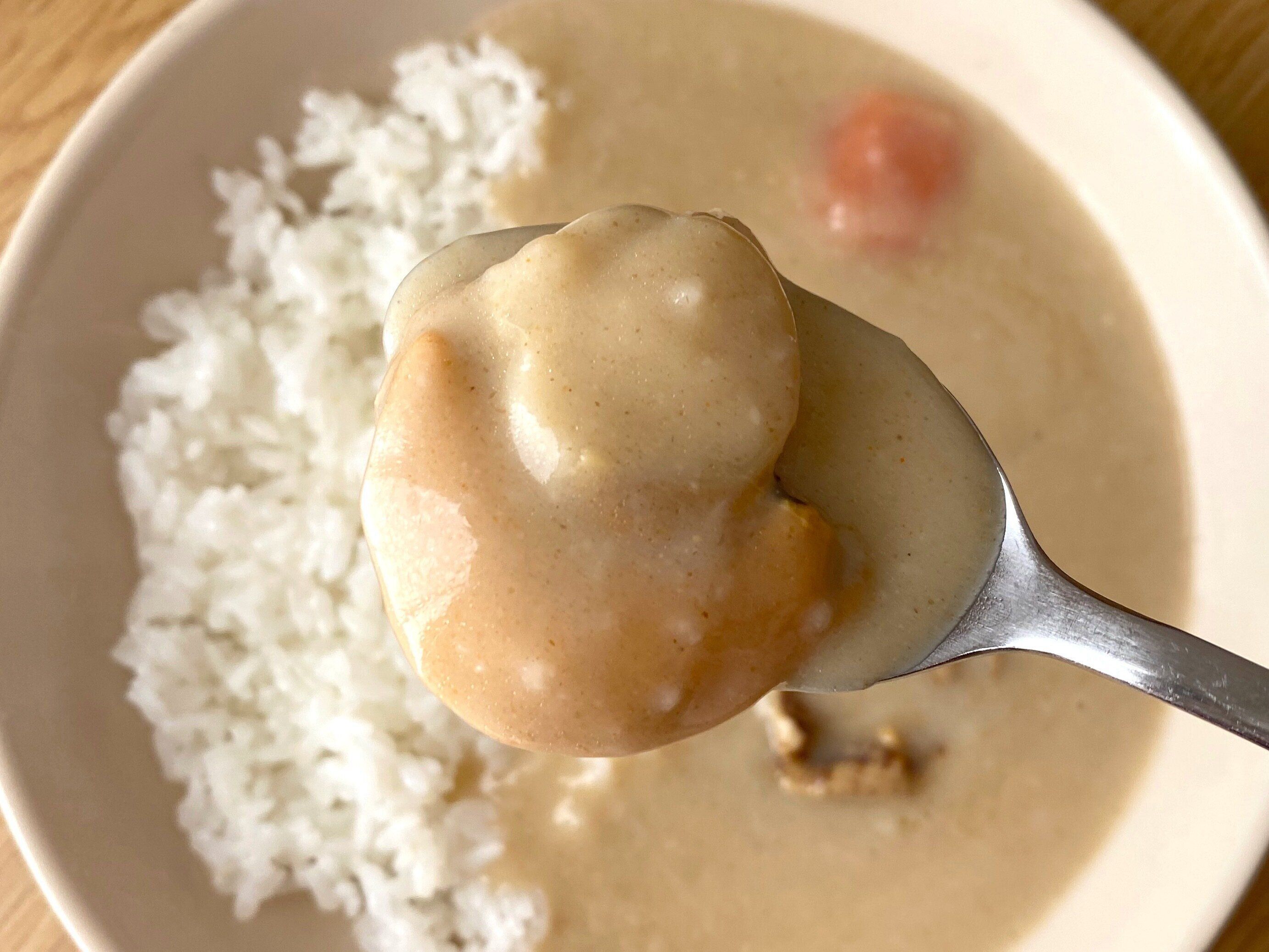 北海道産帆立のホワイトカレー