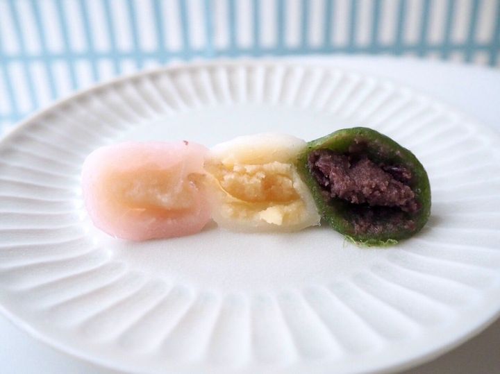 シャトレーゼ「三色団子」断面写真