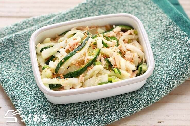 大根ときゅうりのツナサラダレシピ