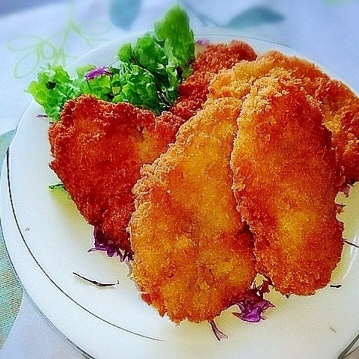 チキンカツ ジェノベーゼ風味