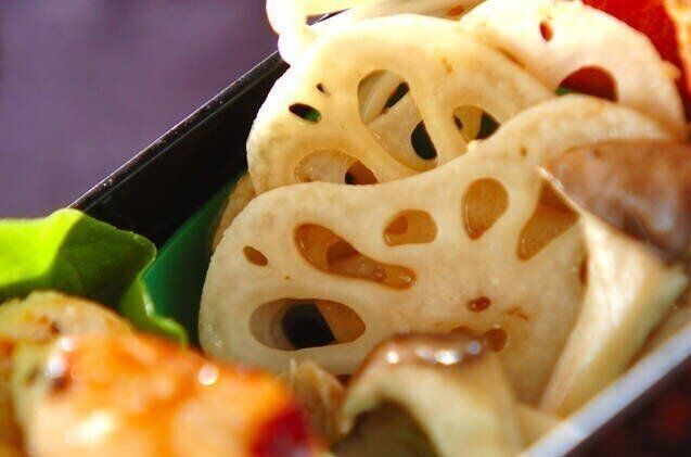  レンコンとエリンギのきんぴら