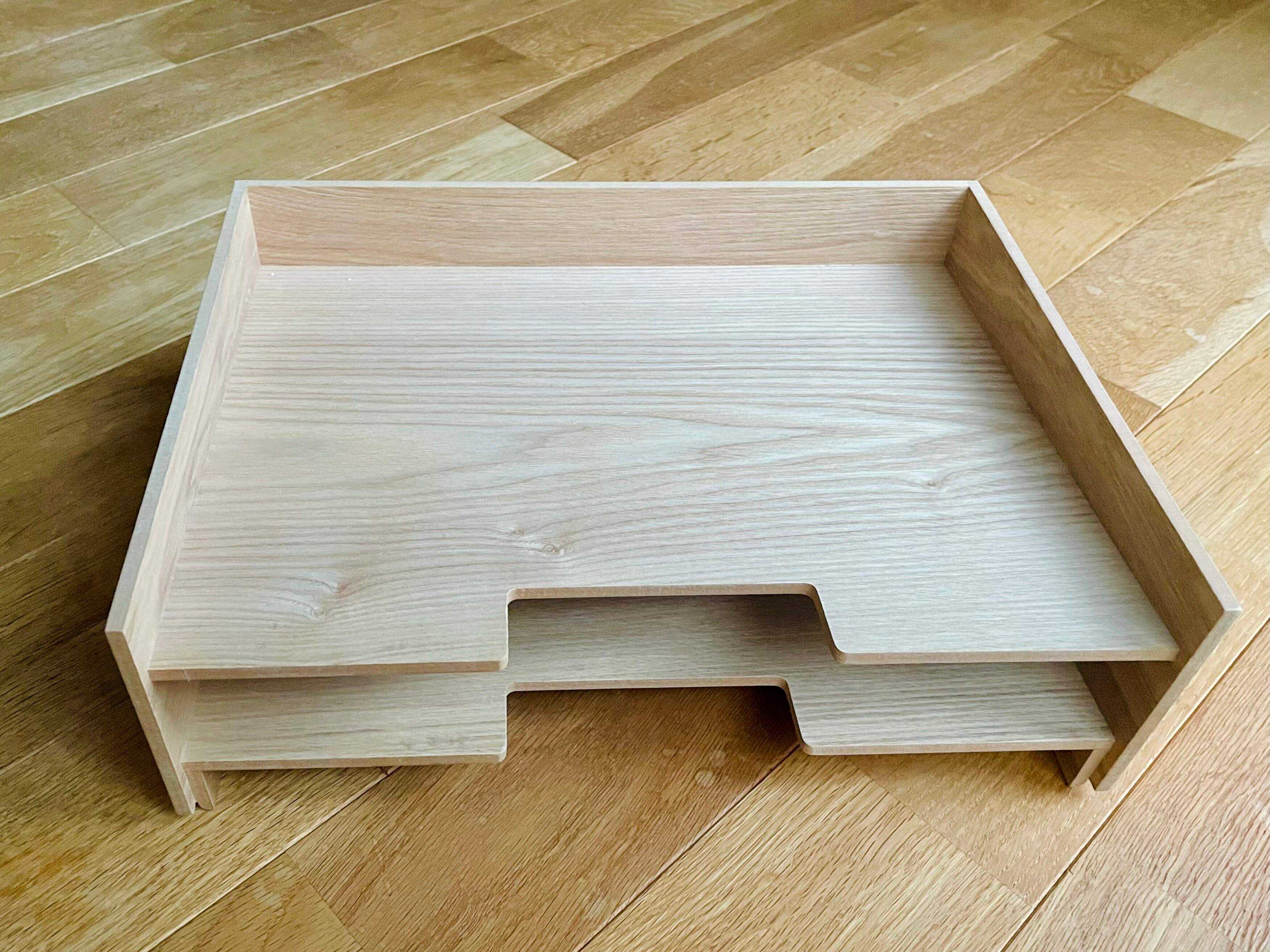 無印良品「木製書類整理トレー」