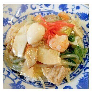 残りご飯とありあわせ具で☆中華丼★