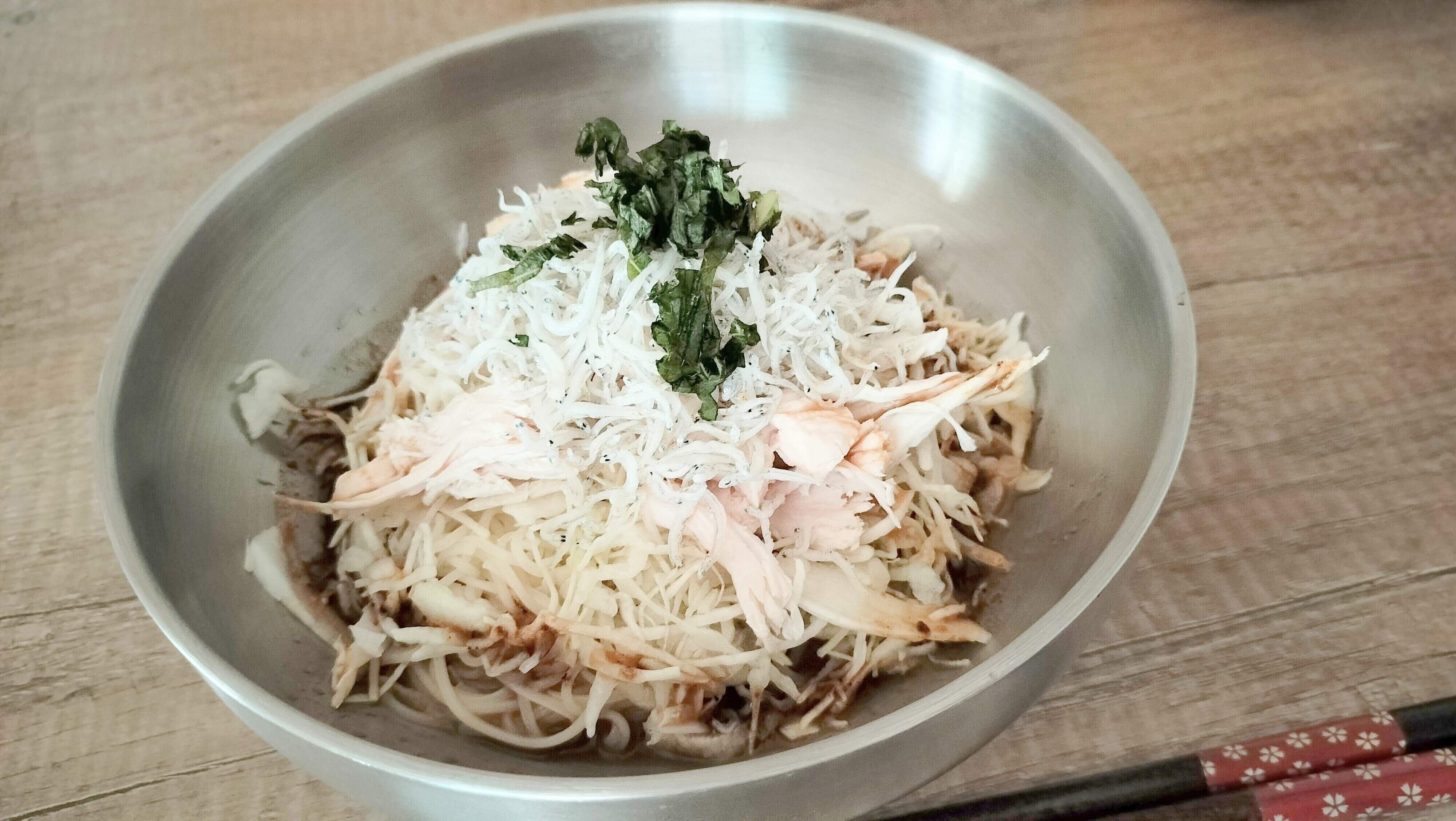 しらすたっぷりそうめん