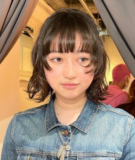 こなれ感があって今っぽい！ボブウルフ