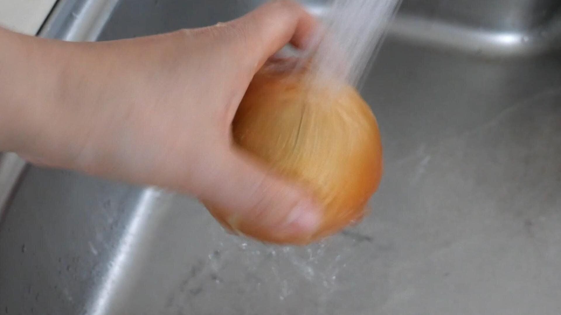 玉ねぎの皮むき