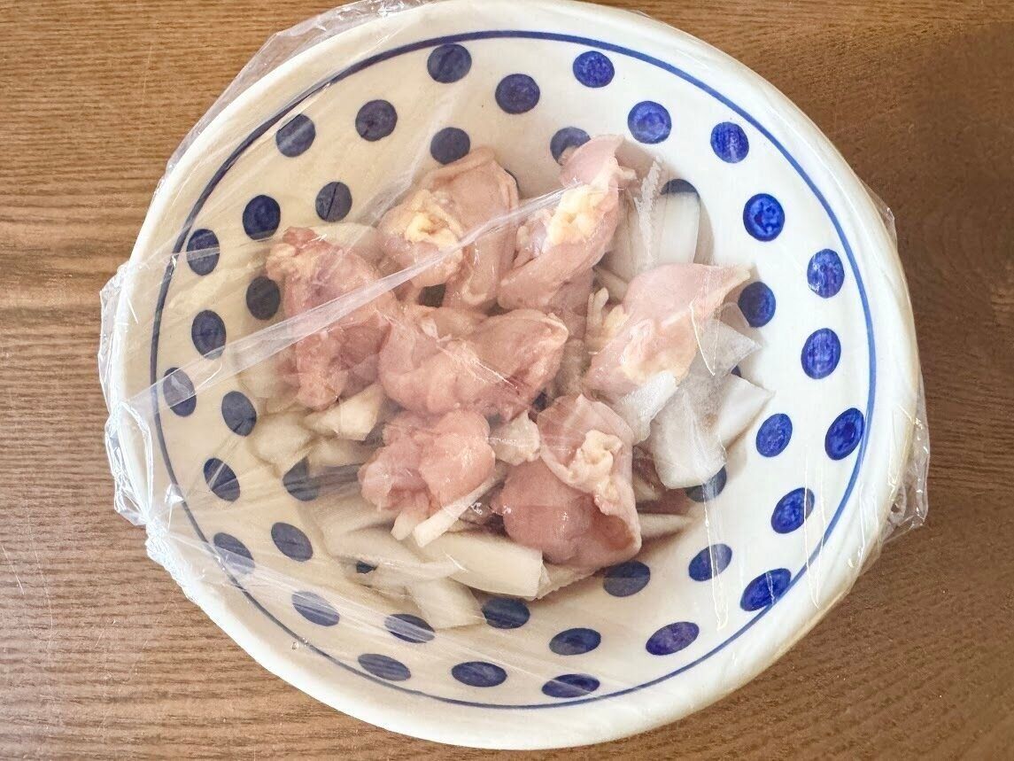 チンする前の状態