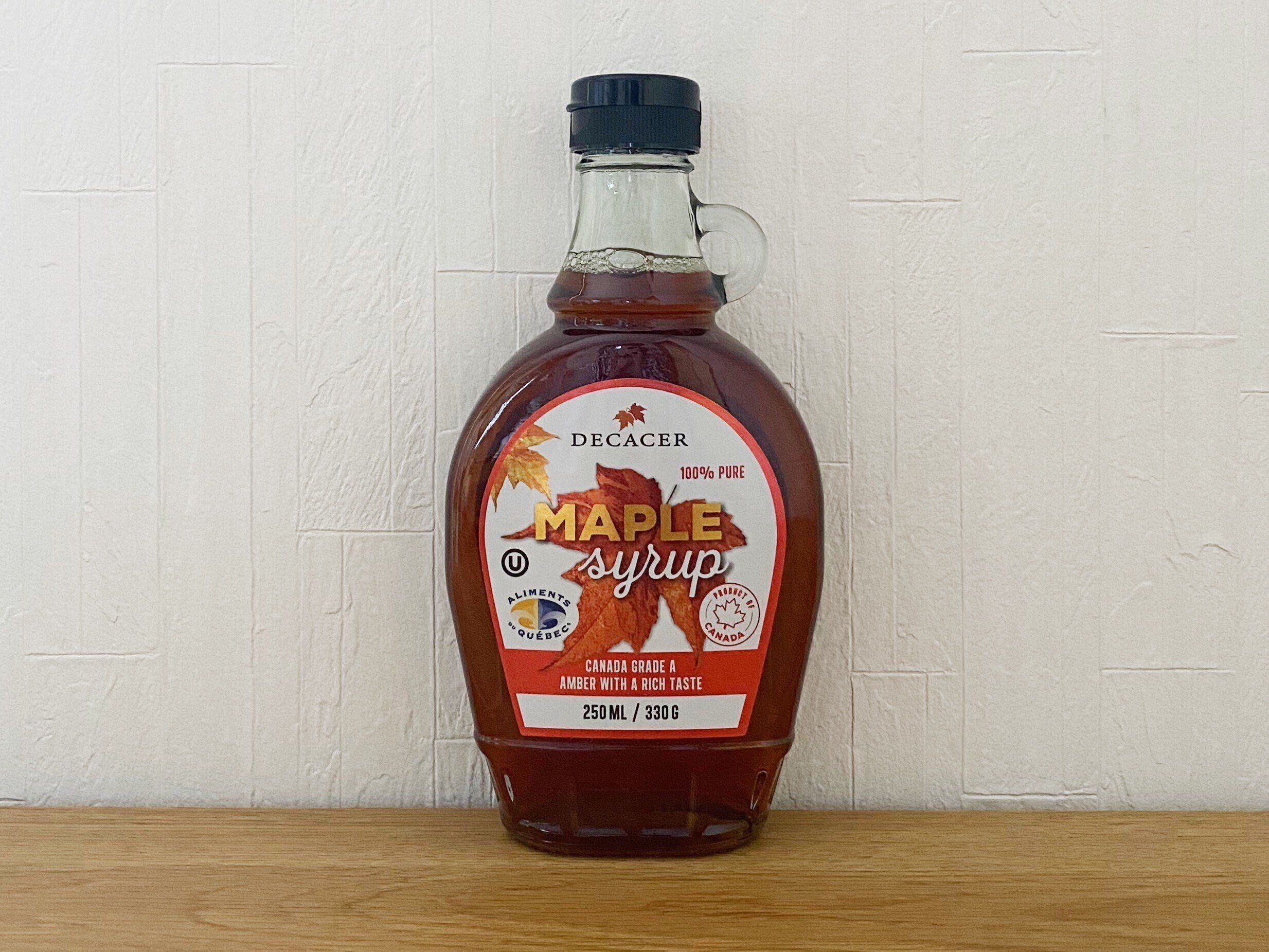 デカセールメープルシロップグレードAアンバー