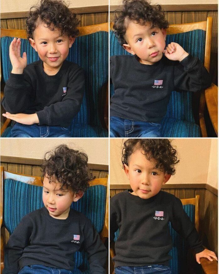 おしゃれ小学生男子の髪型・ヘアカタログ。くるくるクセ毛がかわいい！ショートヘア