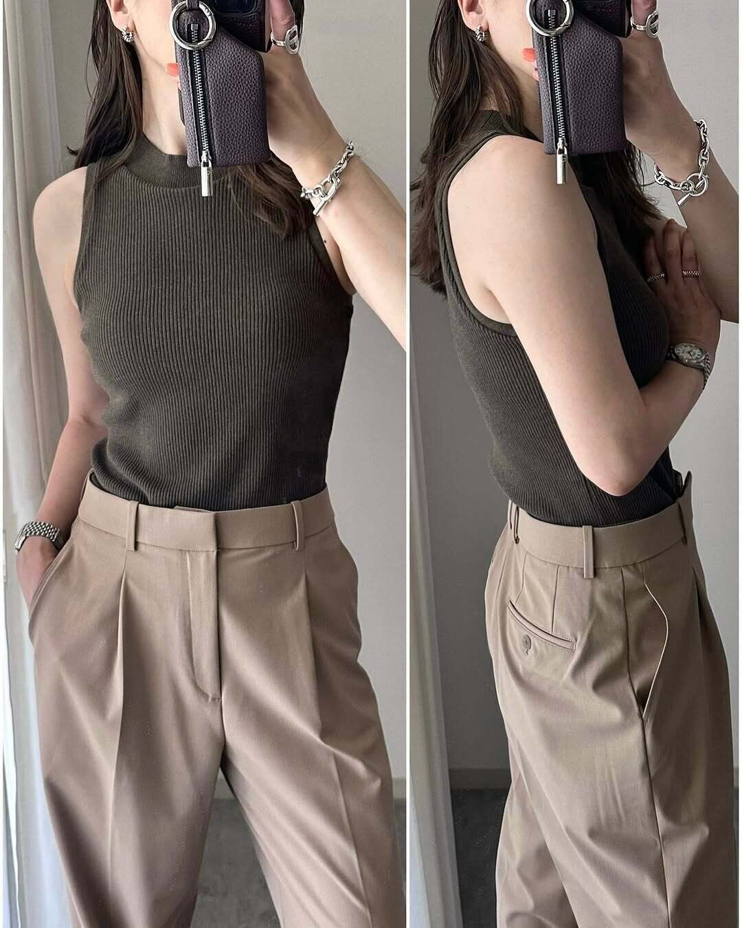 【ユニクロ】涼しくて秋らしい！今すぐ着られる「ハイネックブラトップ」が大活躍