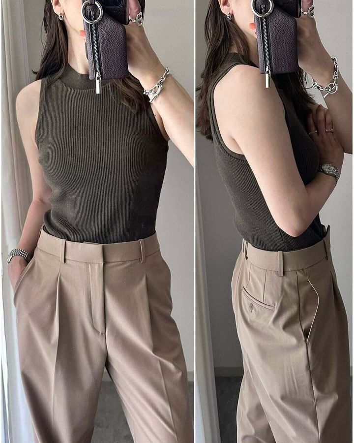 【ユニクロ】涼しくて秋らしい!今すぐ着られる「ハイネックブラトップ」が大活躍