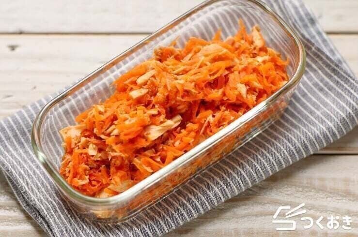 にんじんのツナごま和え
