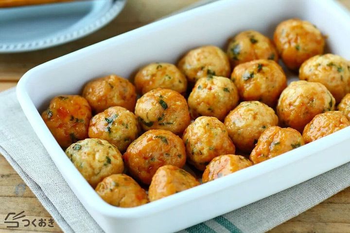 ころころ照り焼き鶏しそつくね