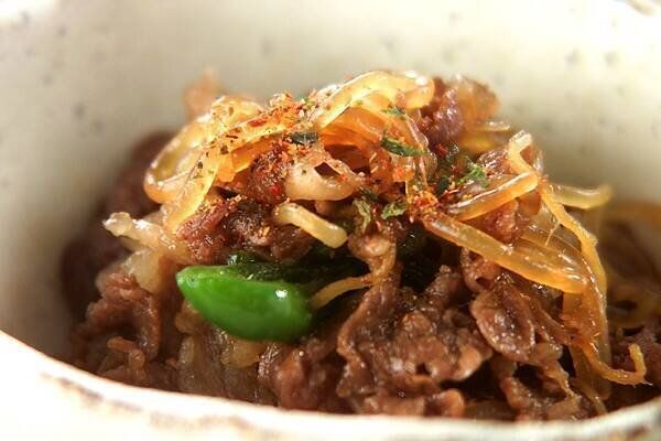 牛こま切れ肉の佃煮