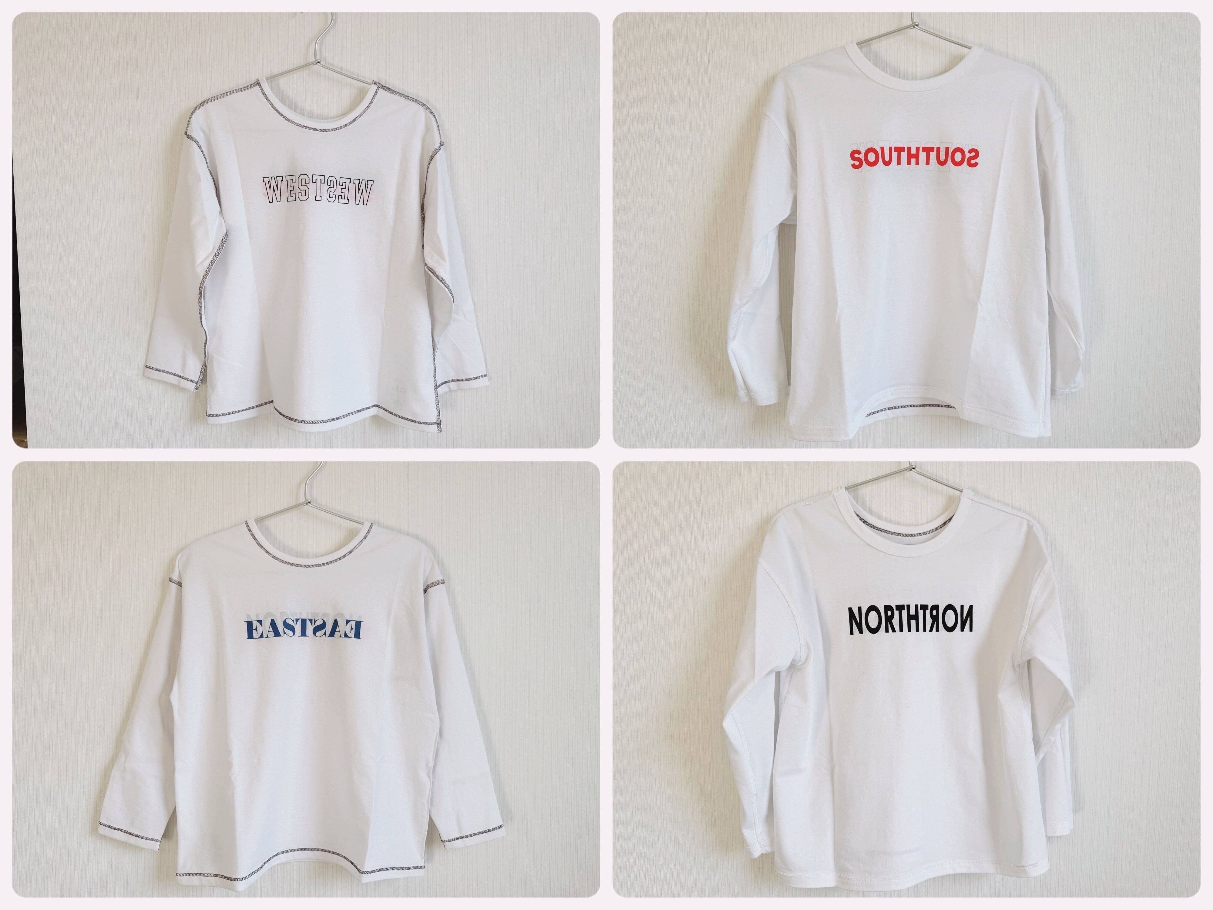 裏表前後の4wayで着られる