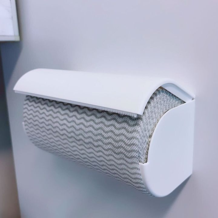 【ニトリ】家庭に合った使いかたができる!「カットふきんケース」