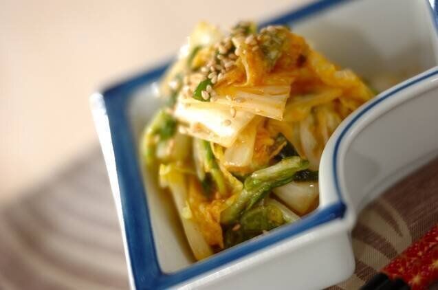 白菜の即席キムチ