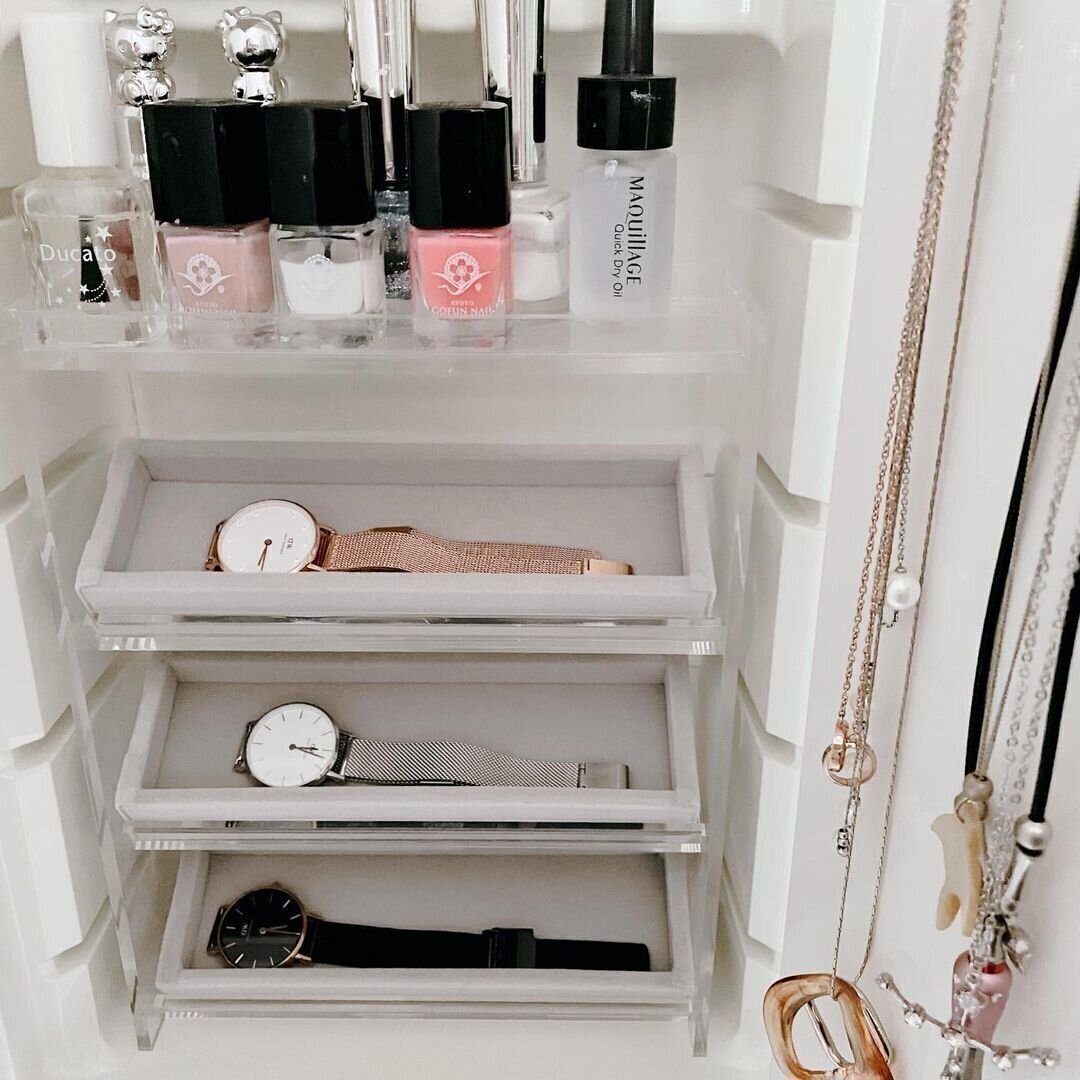 【無印良品】ベロア内箱仕切りでスッキリ収納が実現