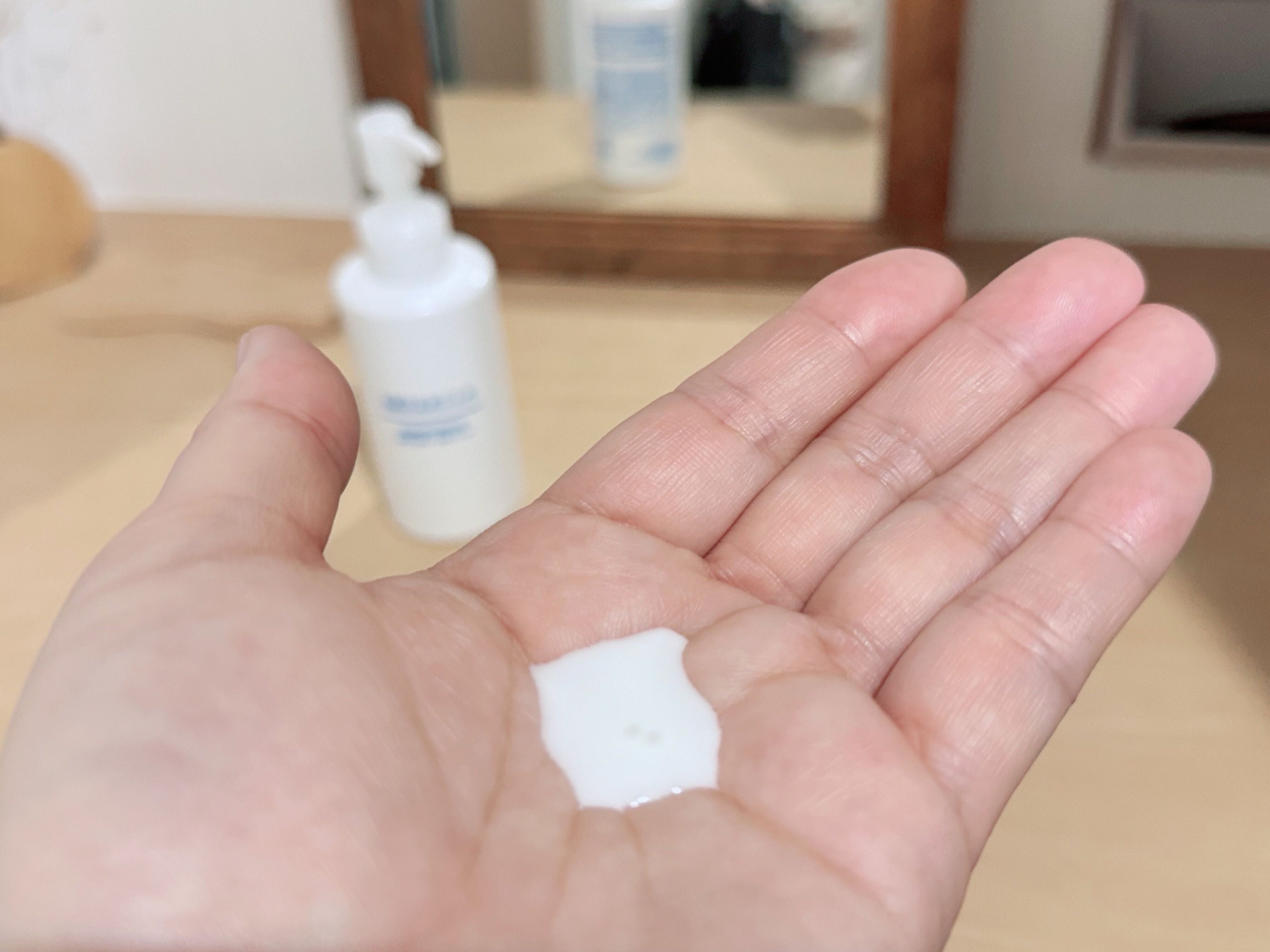 1．伸びがよくてべとつかないから