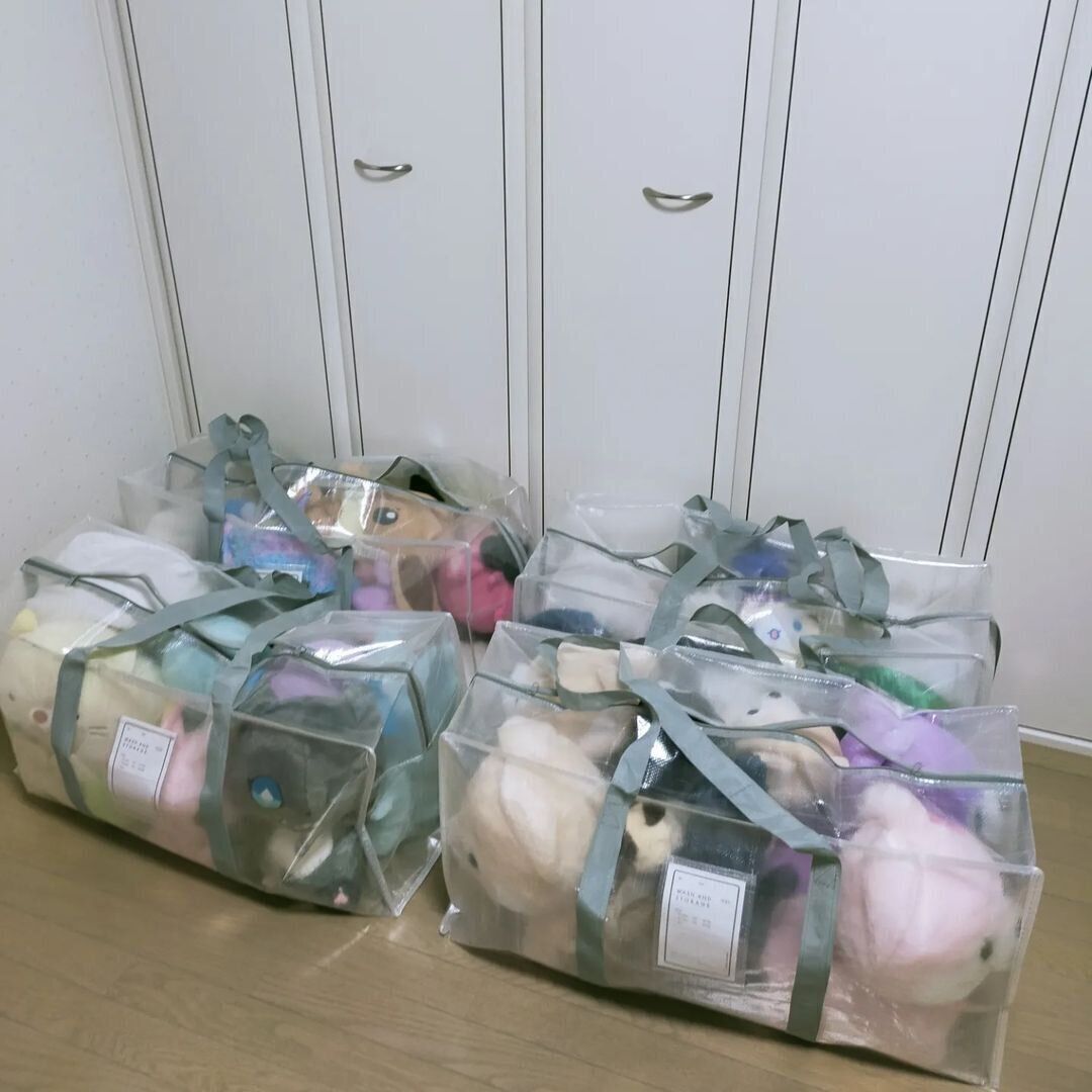 【3COINS】とにかく大容量なビニールバッグ