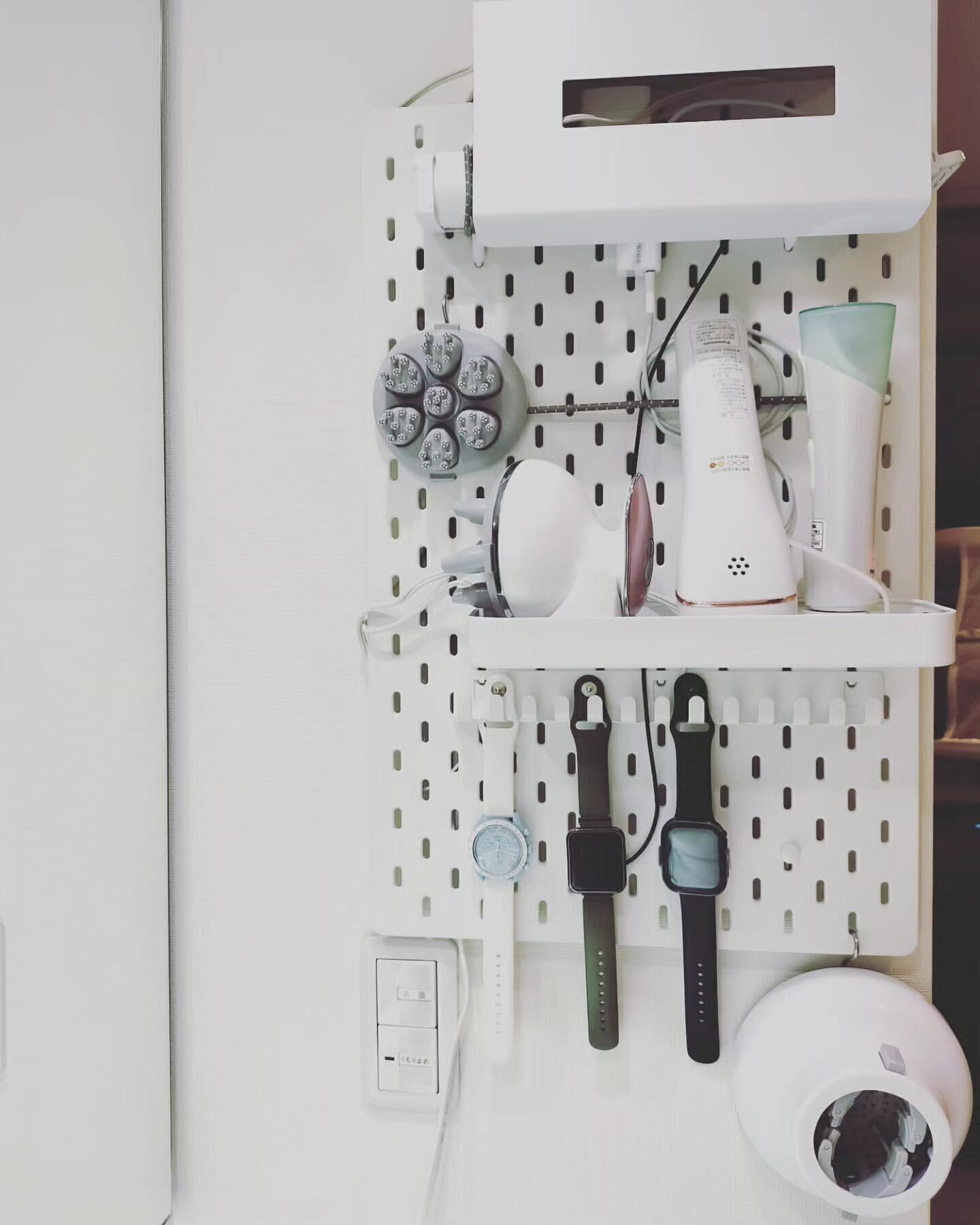 IKEAのスコーディスをつかった洗面所の収納アイデア