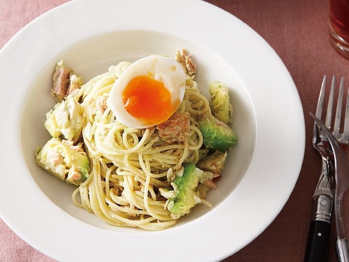 ゆでて冷やして混ぜるだけで簡単 アボカドツナ卵パスタ サンキュ ゆでて冷やして混ぜるだけで簡単 アボカドツナ卵パスタ サンキュ