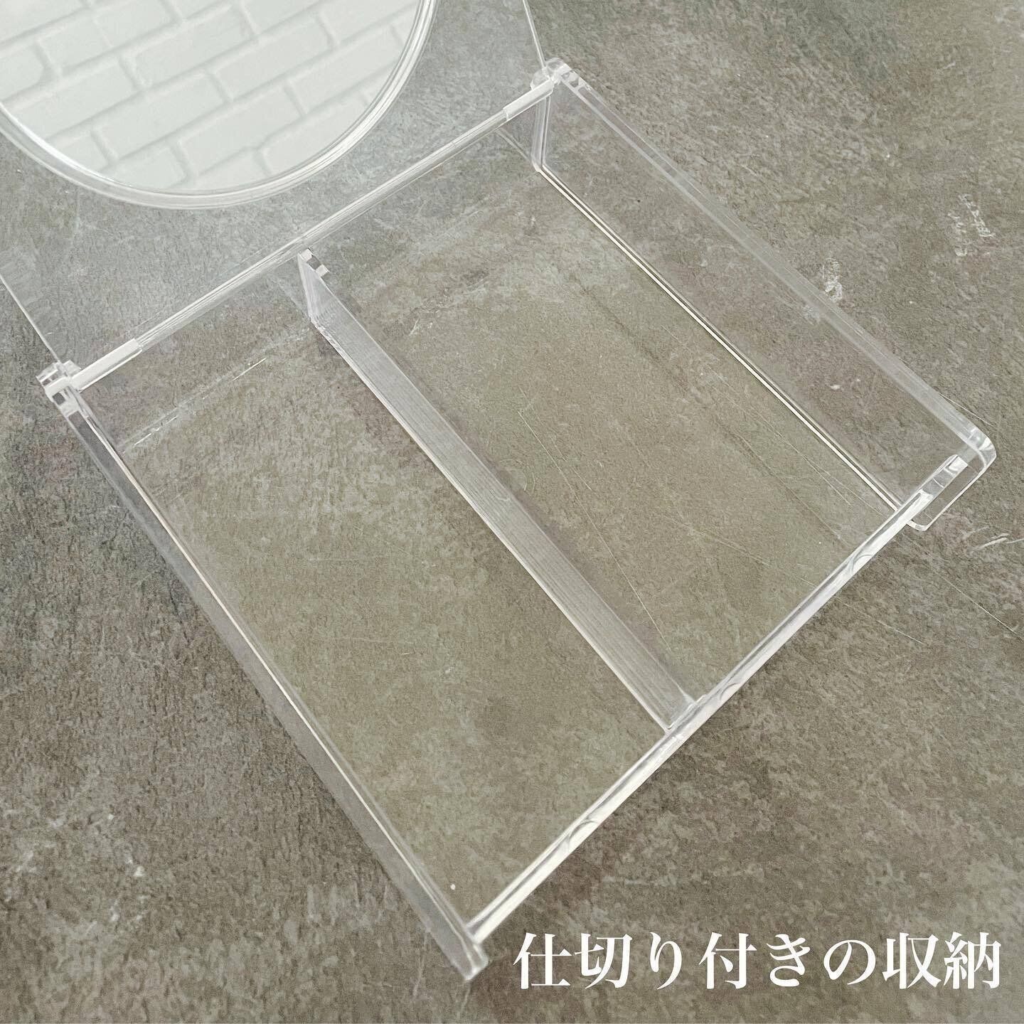 【ダイソー】これひとつでメイクも◎「透明収納ケース」