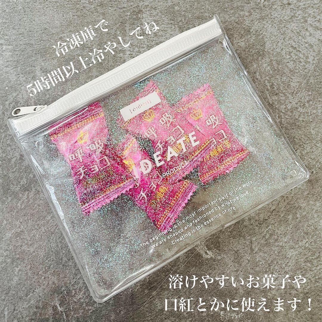 【ダイソー】夏に最適！保冷剤入りフラットポーチ