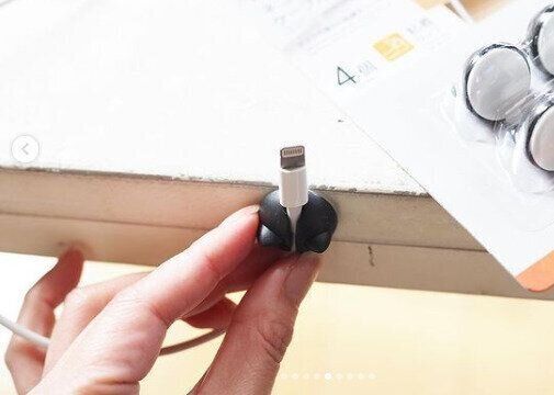 【ダイソー】ケーブルがスッキリ！かわいくて癒される