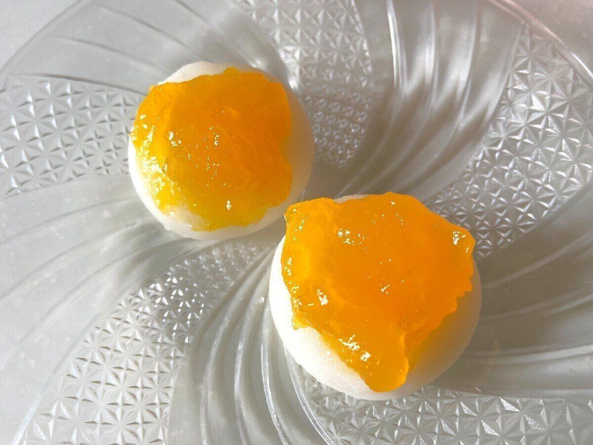 ジャムをのせて