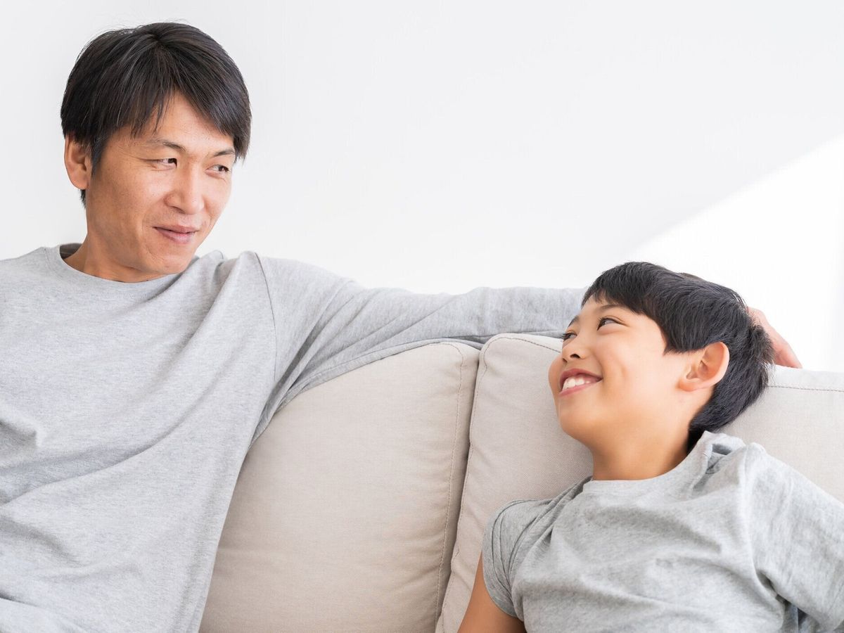 父と息子のリラックス