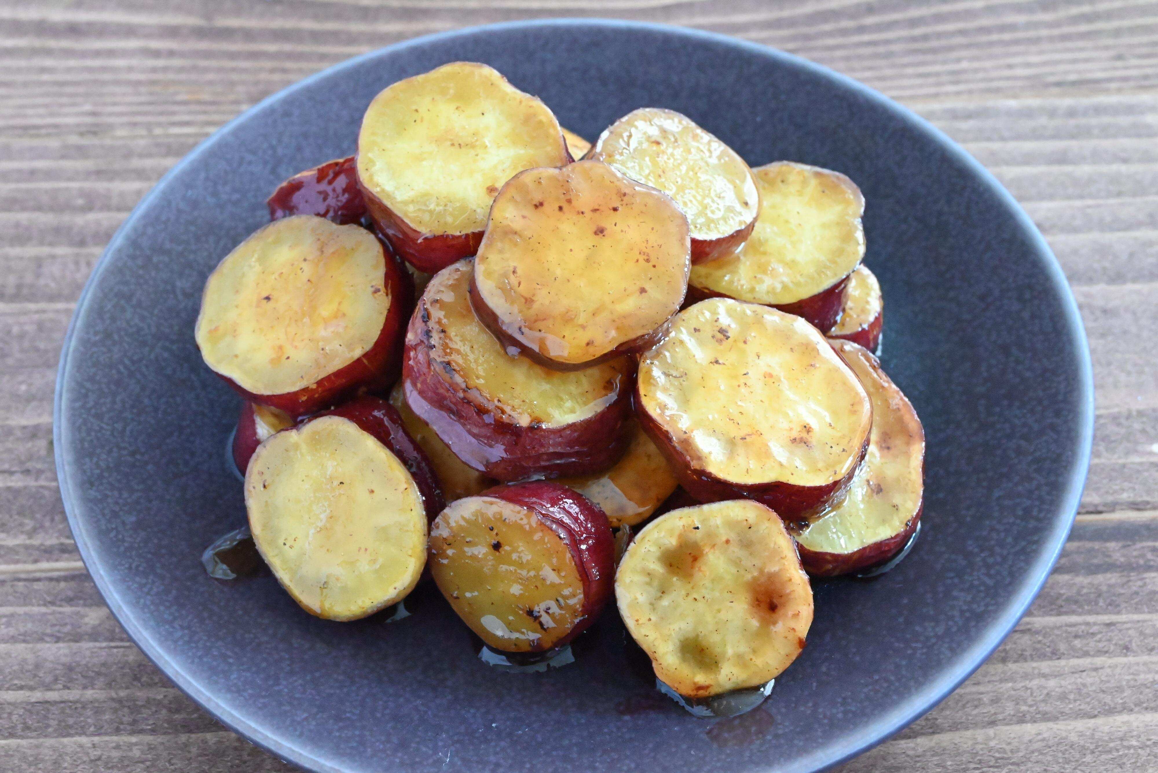 さつまいものはちみつバター炒め