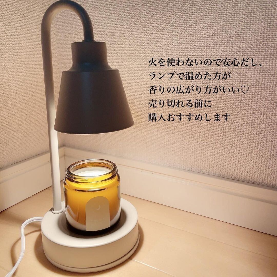 ランプ灯りとキャンドルの香りに癒される