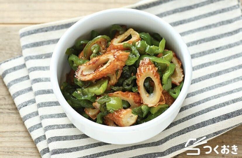 ピーマンとちくわのきんぴら